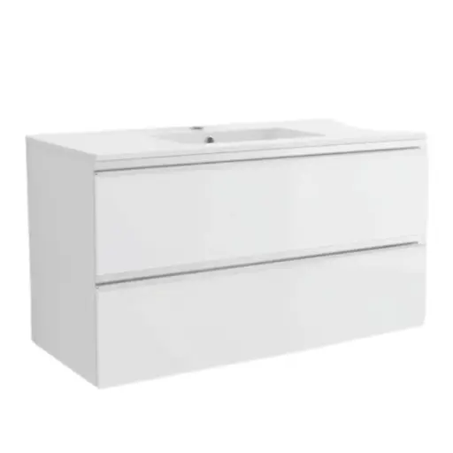 [MLU455761717] Bacha / Pileta + Mueble Mdf Aéreo Perfiles Aluminio Armado!