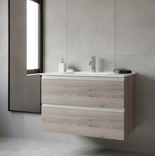 [MLU455761717] Bacha / Pileta + Mueble Mdf Aéreo Perfiles Aluminio Armado!