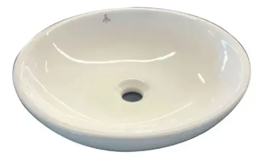 [MLU1089918996] Bacha Baño Lavatorio De Apoyo Redondo 41.5 Diámetro