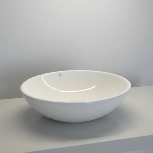 [MLU1089918996] Bacha Baño Lavatorio De Apoyo Redondo 41.5 Diámetro