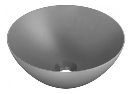 [MLU473933053] Bacha De Apoyo Loza Gris 35cm Diametro Acra