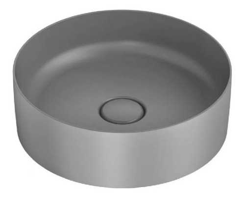 [MLU473933239] Bacha De Apoyo Loza Gris 39cm Diametro Acra