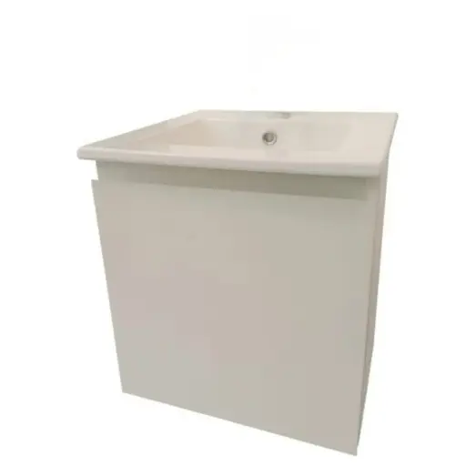 [MLU467635737] Bacha De Loza 42x42 Con Mueble Aéreo Mdf Armado Acra