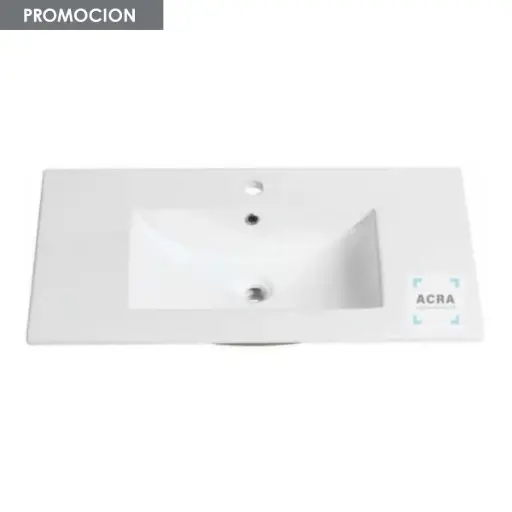 [MLU620259052] Bacha De Loza Encimera Para Baño 90 X 46 Acra