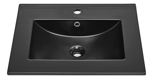 [MLU631388239] Bacha Encimera Loza Negra Acra