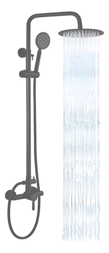 [MLU641282073] Barral Exterior Ducha Grafito Rimontti Con Monocomando Acra