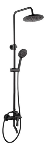 [MLU610891523] Barral Exterior Ducha Negro Rimontti Con Monocomando Acra