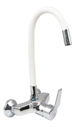 [MLU480680812] Canilla/monocomando/griferia Flexible Para Pared 15cm Acra