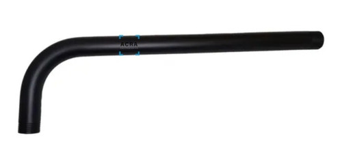 [MLU625583019] Caño De Ducha De Pared Negro Mate Klipen Acra