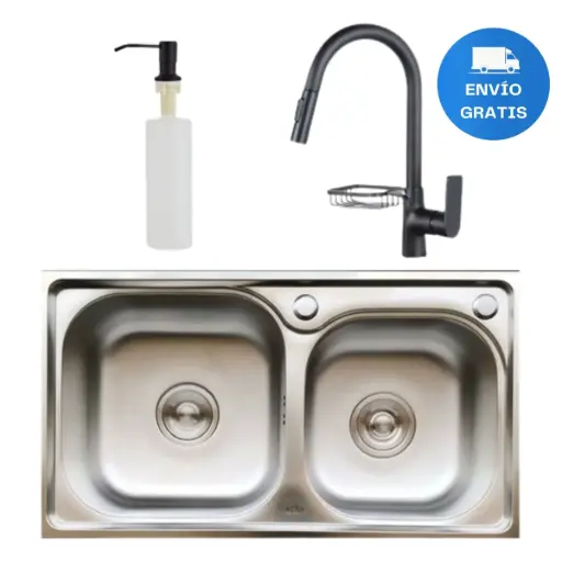 [MLU481331391] Combo Pileta Cocina+canilla Y Accesorios De Regalo!! Acra 