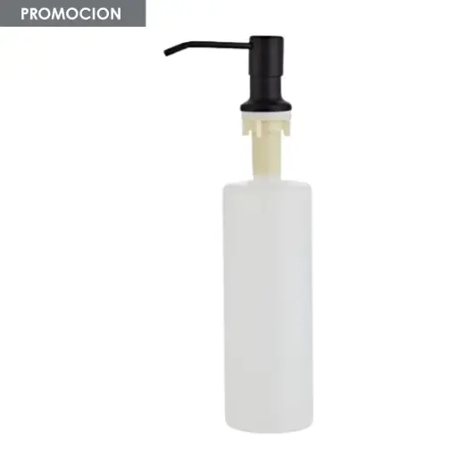[MLU613069588] Dispensador De Jabón Negro De Mesada Cocina 500ml Acra