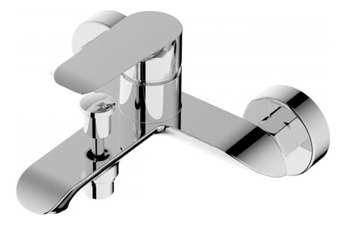 [MLU692175766] Ducha Bañera Monocomando En Cromado Klipen Urban Acra