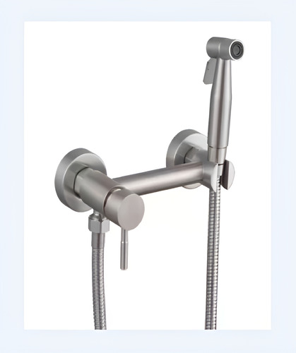 [MLU654092627] Ducha Higiénica Fría, Cal. Cromo Acero Inox. 10 Cm Kook Acra