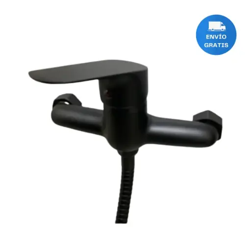 [MLU645100719] Ducha Higiénica P/inodroro Negro Mate Maneta Plana Acra