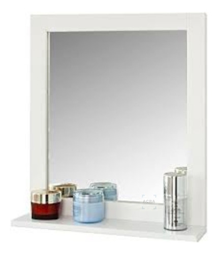 [MLU464044989] Espejo Con Marco Y Estante Mdf 18mm Acra