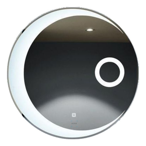 [MLU620524569] Espejo Redondo Pared Baño Táctil Led + Desempañador 80 Acra