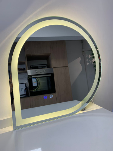 [845020382] Espejo Redondo Selen Pared Con Luz