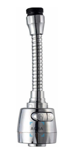 [MLU481086391] Extensible Con Puntero Cromado Para Canilla Baño Cocina Acra