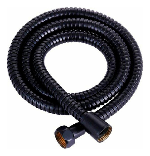 [MLU640148778] Flexible Manguera Baño Para Ducha En Color Negro Acra