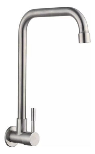 [MLU687770362] Griferia De Pared Solo Fria En Cromado Mate Rimontti Acra