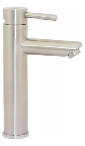 [MLU628485695] Griferia Monocomando Canilla Satin Mate Natural Mediana Acra