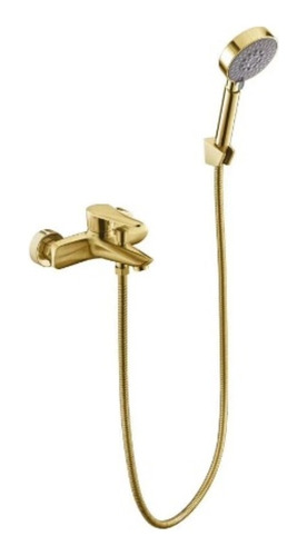 [MLU628496154] Griferia Monocomando De Ducha En Dorado Gold Oro Acra