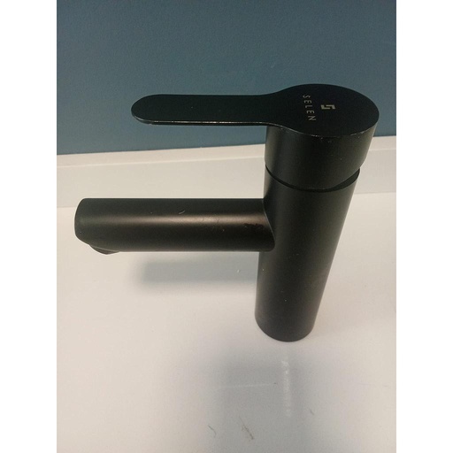 Grifería CON DETALLE Canilla Monocomando Negro Mate Baño