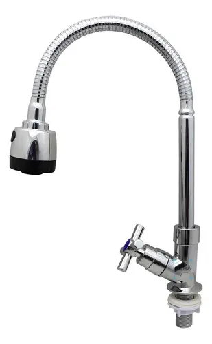 [MLU604207084] Grifería Canilla Mesada Solo Fría Cocina Flexible Acra