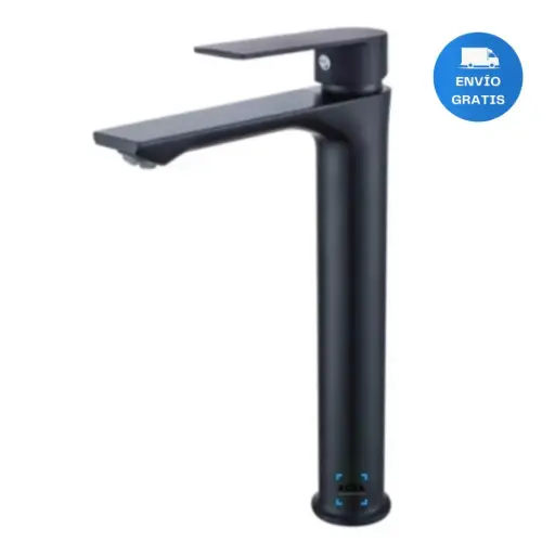 [MLU625542641] Grifería En Color Negro De 30 Cm De Alto Acra
