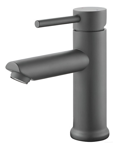 [MLU641186859] Grifería Lavatorio Baño Grafito Mate Palito 18 Cm Acra