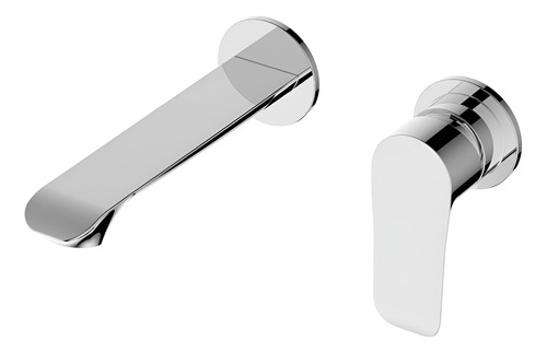 [MLU912082508] Grifería Monocomando Klipen Lavatorio Baño Pared Cromo Acra