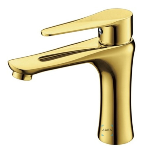 [MLU628545289] Grifería/monocomando Baño Dorada Gold Oro Baja Acra