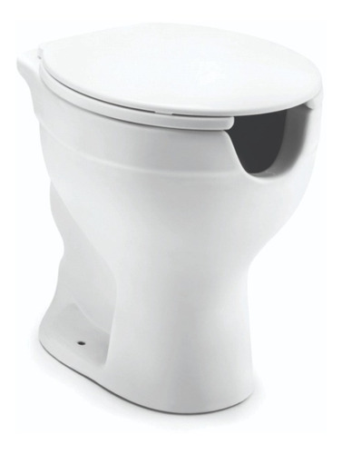 [MLU473931576] Inodoro Corto Con Tapa Para Discapacitados Acra