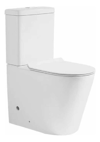 [MLU666269678] Inodoro Water Con Mochila Doble Descarga + Tapa Acra