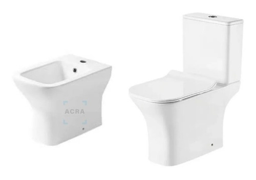 [MLU628843182] Juego/combo Baño Inodoro Y Bidet Zoe Golf Acra