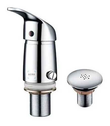 [MLU469829609] Monocomando Bidet Con Transferencia Doble Altura 40mm Acra