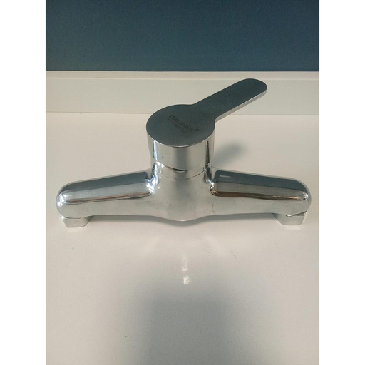 Monocomando CON DETALLE Plateado 20 cm entre ejes