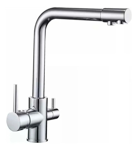 [MLU1199253490] Monocomando De Cocina Cromado De Mesada Aqualia Acra