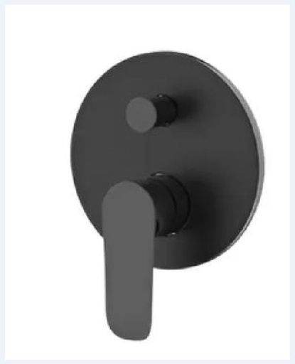[MLU644025895] Monocomando Ducha Empotrar Negro Klipen Urban Acra