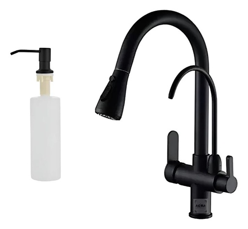 [MLU613304669] Monocomando Ext. Con Canilla Para Filtro + Dispensador Acra