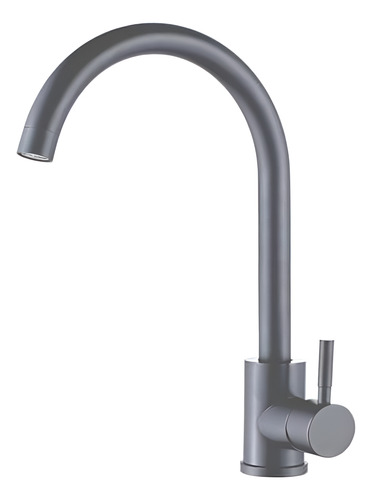 [MLU641212517] Monocomando/griferia/canilla Cocina Mesada Grafito Acra