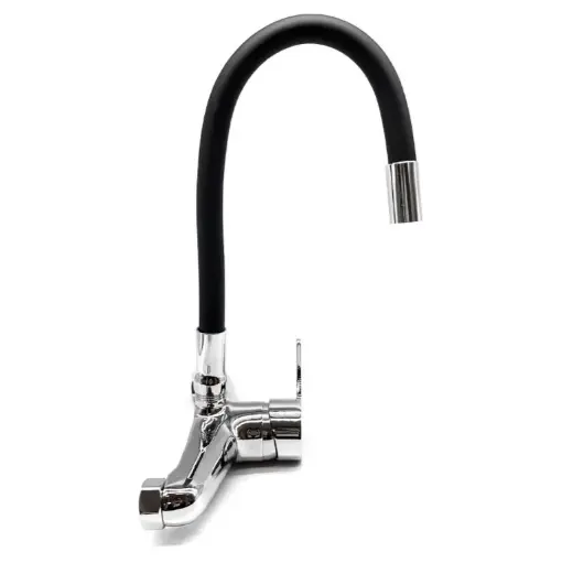 [MLU674459984] Monocomando/grifería Cocina Pared 20cm Pico Flexible Acra