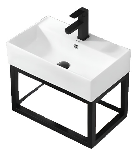 [MLU641617033] Mueble Aéreo En Hierro Reforzado Con Toallero + Loza Acra
