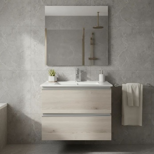 [MLU469852324] Mueble Aéreo Mdf 18 Con Cajón Y Bacha De Loza De 61cm Acra