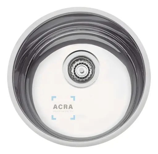 [MLU625484267] Pileta Bacha Tramontina Redonda Embutir Cocina Acra