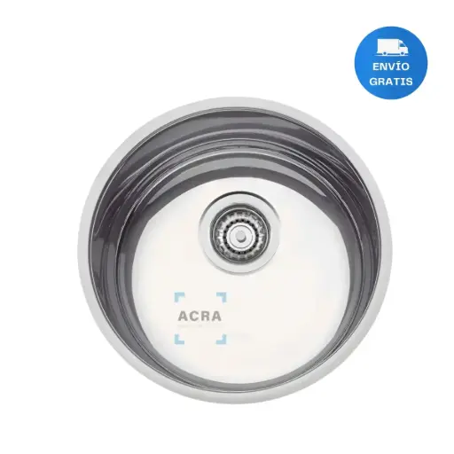 [MLU625484267] Pileta Bacha Tramontina Redonda Embutir Cocina Acra