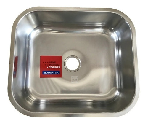 [MLU477880462] Pileta Cocina Simple Tramontina Embutir 43x37+ Válvula Acra