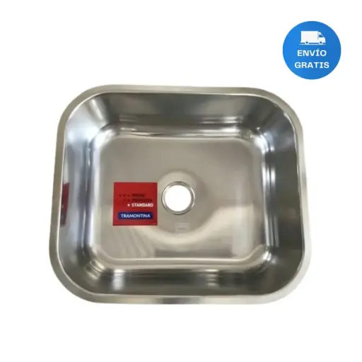 [MLU477880462] Pileta Cocina Simple Tramontina Embutir 43x37+ Válvula Acra