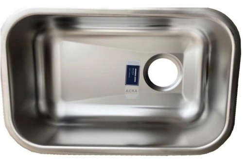 [MLU478963324] Pileta Johnson 57x37x18 Acero 430 Con Válvula Acra