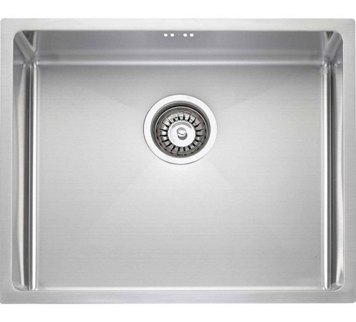 [MLU606588094] Pileta Simple Sobreponer 58x45x25 Acero 304 Con Válvula Acra